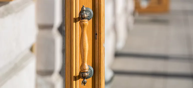 Wooden Pull Bar Installation in Newark, CA