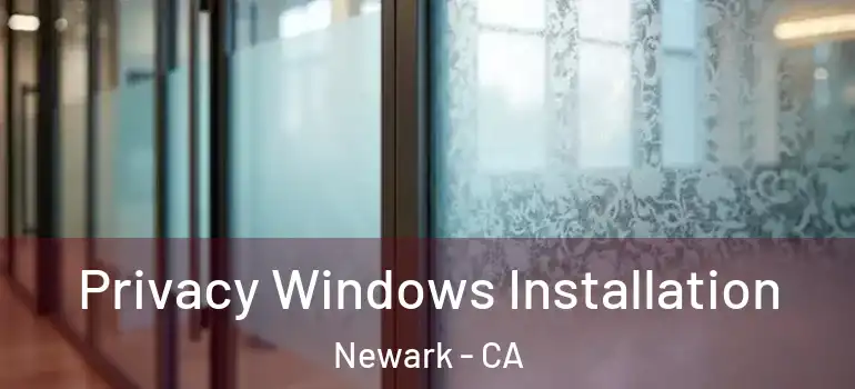  Privacy Windows Installation Newark - CA
